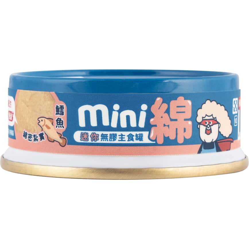 HeroMama 貓罐頭 無膠迷你主食罐 綿密紮實 泌尿護膚配方 鱈魚 55g (圖片2)