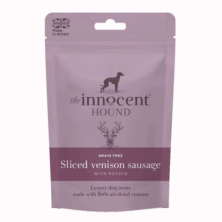 The Innocent Hound 狗零食 風乾小食 切片鹿肉薯仔香腸 70g (圖片2)