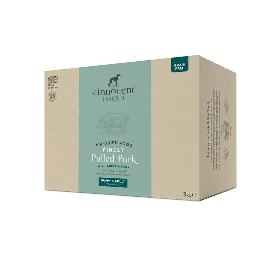 The Innocent Hound 狗糧 風乾主食糧 優質手撕豬肉配蘋果及鼠尾草 1.5kg (圖片2)