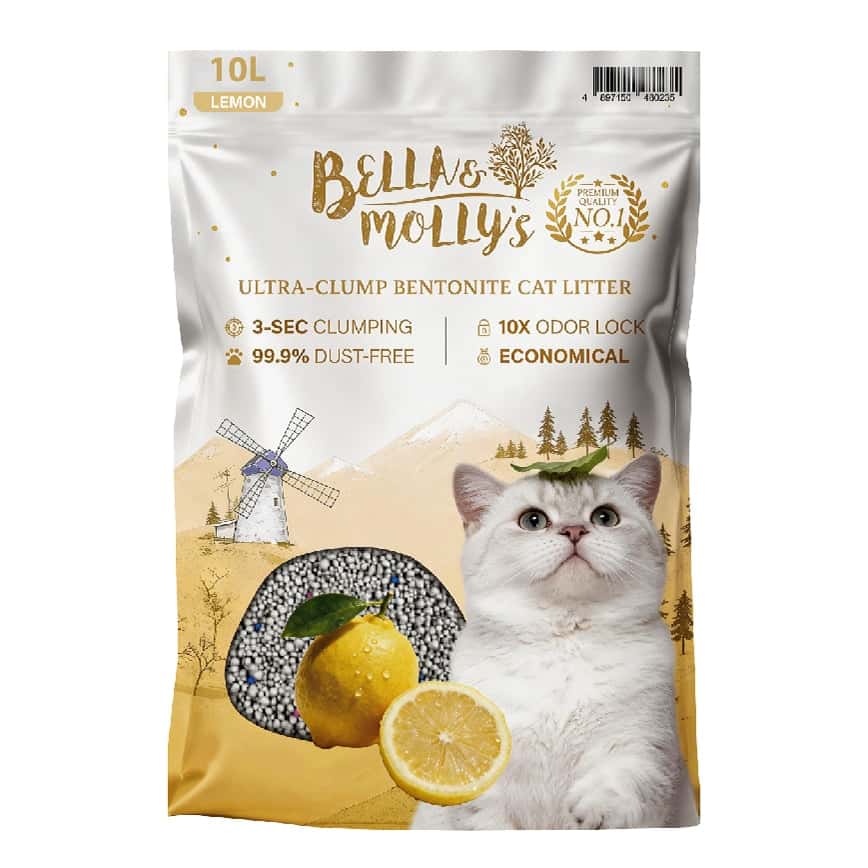 Bella & Molly's Ultra-Clump Bentonite Cat Litter (Lemon) 10L (圖片2)