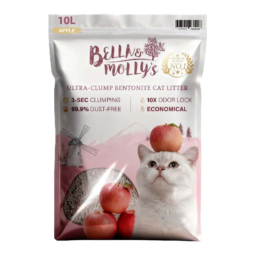 Bella & Molly's Ultra-Clump Bentonite Cat Litter (Apple) 10L (圖片2)