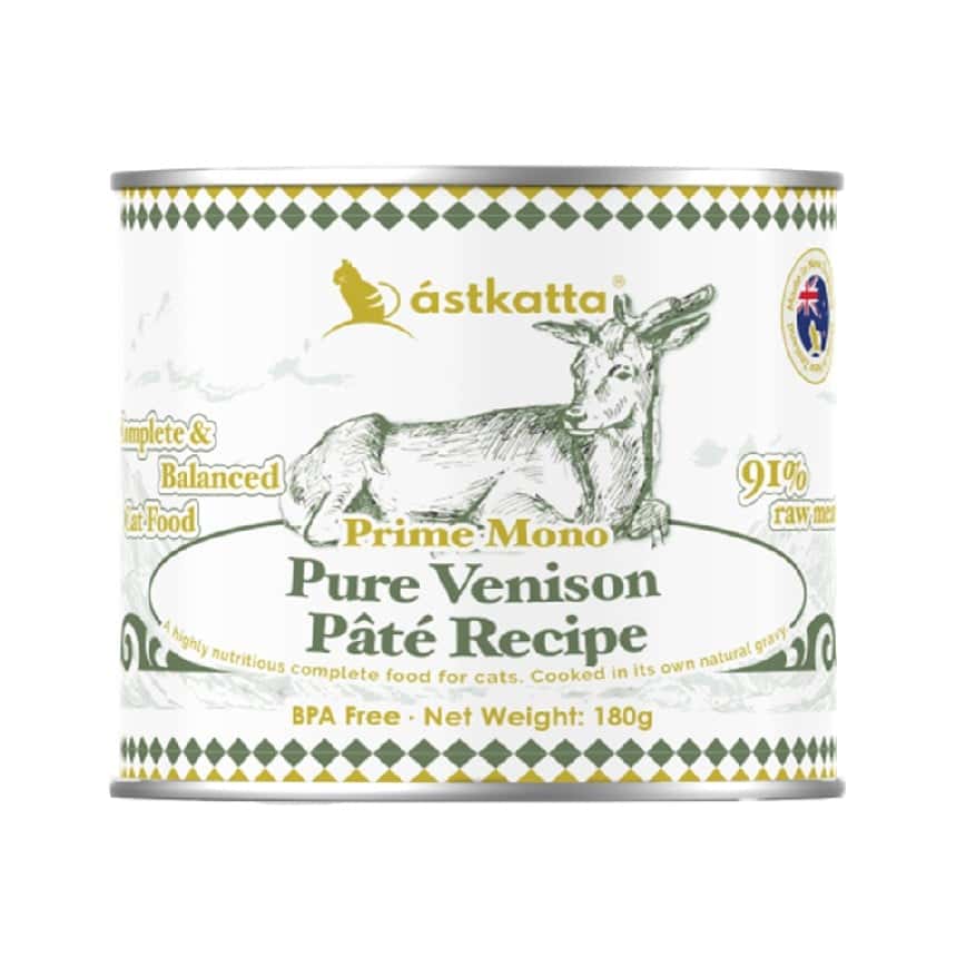 Astkatta 貓罐頭 主食罐 純溯系列 純鹿肉純淨天然肉醬罐 180g ((P00213)) (圖片2)