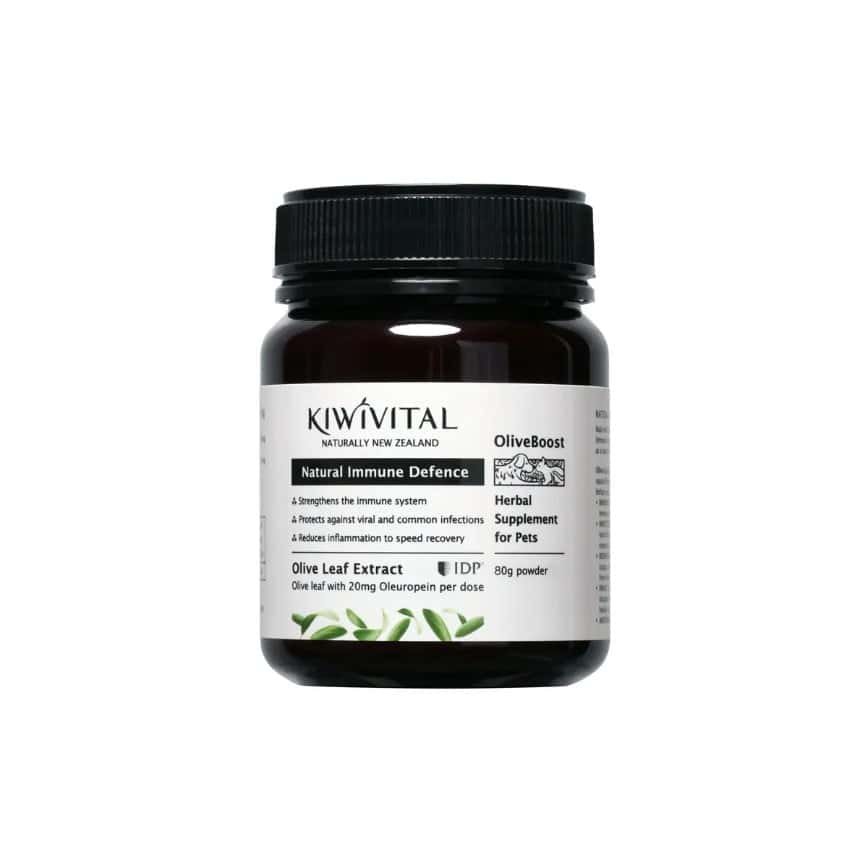 Kiwivital 貓犬用 OliveBoost 橄欖葉草療配方 80g (圖片2)