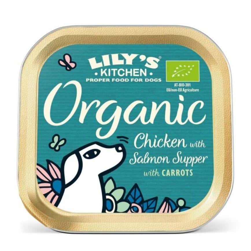 LILY'S KITCHEN 狗主食罐 有機無穀物系列 雞肉三文魚 150g  (img2)
