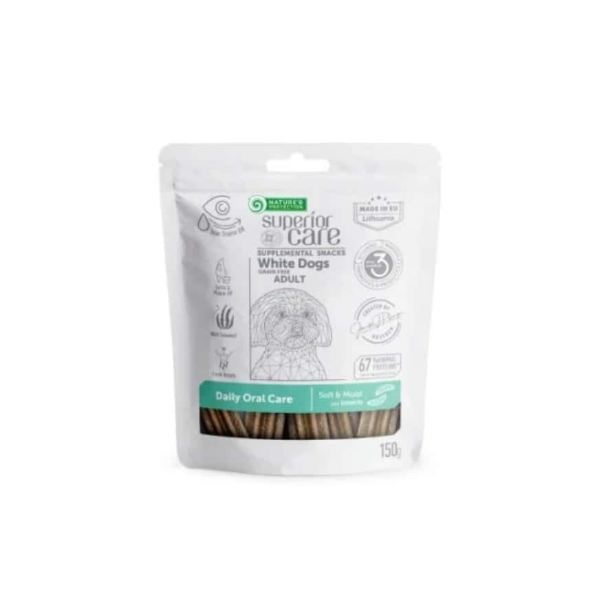 Nature's Protection 成犬功能性補充零食包 日常口腔護理小食 昆蟲蛋白 150g (SNOC150D) (img2)