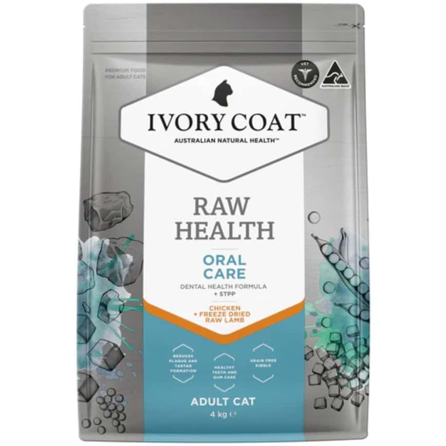 Ivory Coat 貓糧 無穀物雞肉+生羊肺凍乾 口腔護理成貓配方 4kg (ICS-261315) (img2)