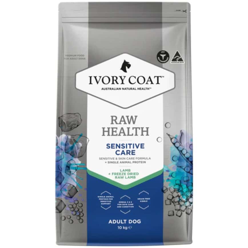 Ivory Coat 狗糧 無穀物乾糧+生羊肺凍乾 敏感與皮膚護理羊肉成犬配方 10kg (ICS-261275) (img2)