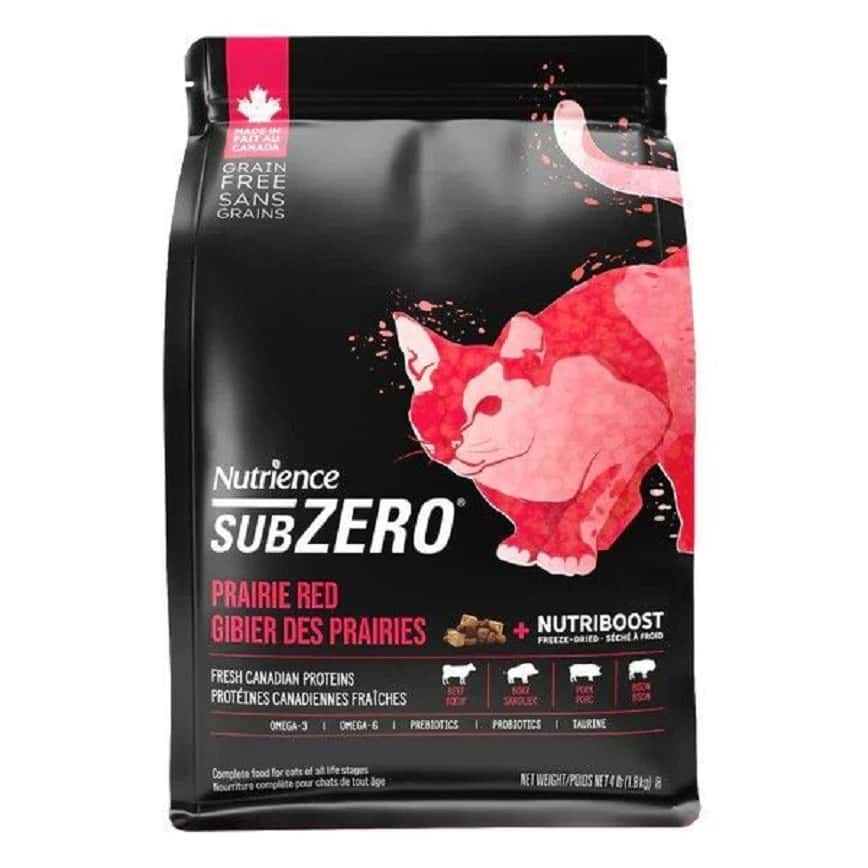Nutrience SUBZERO 無穀物貓糧 全貓配方 凍乾脫水鮮牛肝配紅肉及海魚 5lbs 2.27kg (C2591C) (紅黑) (圖片2)