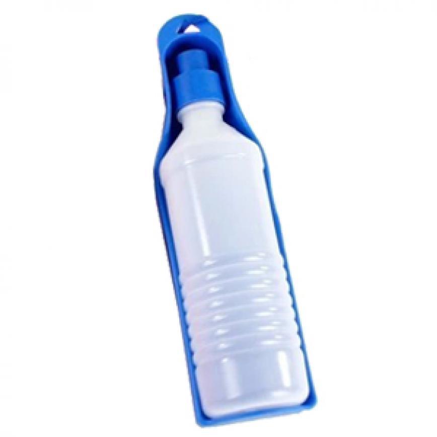 狗狗水壺 外出自動餵水器 500ml (藍) (img2)