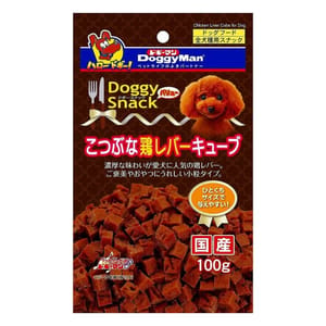 DoggyMan DoggyMan 日本狗零食 雞肝粒 100g 100g  正面圖