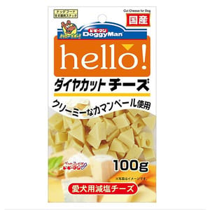 DoggyMan DoggyMan 日本狗零食 Hello 芝士粒 100g 100g 犬用 正面圖