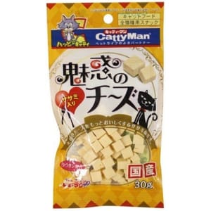 日本CattyMan 日本CattyMan 雞肉芝士粒 30g 30g  正面圖