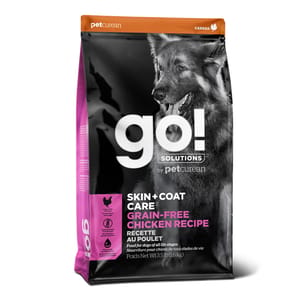GO! GO! SOLUTIONS 無穀物狗糧 護膚美毛系列 雞肉 3.5lb 5lb 正面圖