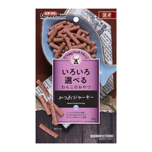 DoggyMan DoggyMan 日本製狗零食 鰹魚軟條 80g 80g 正面圖