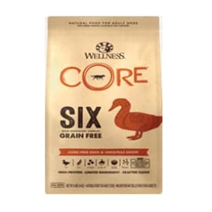 WELLNESS WELLNESS CORE SIX 無穀物單一蛋白質抗敏配方 鴨肉 4lb 4lb 正面圖