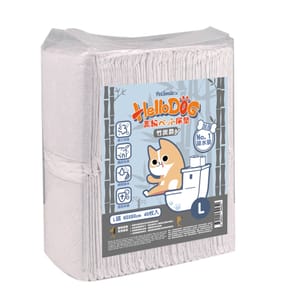 HelloDOG HelloDOG 竹炭加厚强力吸濕 寵物尿墊 狗尿墊 狗尿片 [60x60 L碼 40枚]   正面圖
