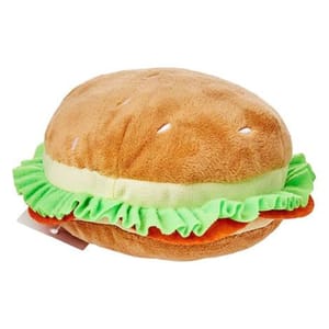 Doggie Doggie Goodie 狗玩具 食物系列 漢堡包 正面圖