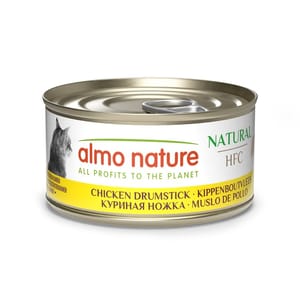 Almo Almo Nature HFC 貓罐頭 天然系列 雞髀 70g 70g 正面圖