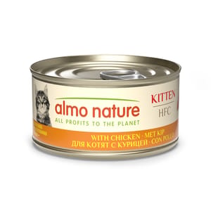 Almo Almo Nature HFC 幼貓罐頭 天然系列 雞肉 70g 70g 正面圖