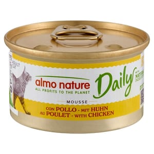 Almo Almo Nature Daily Mousse 成貓罐頭 慕絲主食系列 雞肉 85g 85g 正面圖
