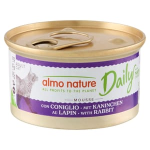 Almo Almo Nature Daily Mousse 成貓罐頭 慕絲主食系列 兔肉 85g 85g  正面圖