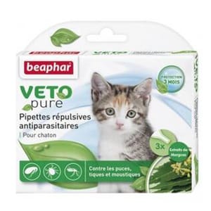 Beaphar Beaphar VETO pure 幼貓用回歸自然滴劑 貓用 正面圖