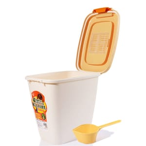 IRIS IRIS 寵物糧食儲糧 防蟲防潮桶 4kg 4kg 正面圖