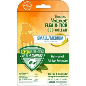 TropiClean TropiClean Natural Flea & Tick 純天然精油防蚤及蜱蟲頸圈 中/小型犬專用   正面圖