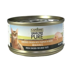 CANIDAE CANIDAE 咖比 PURE 貓罐頭 雞絲及南瓜 70g 70g  正面圖