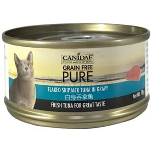 CANIDAE CANIDAE 咖比 PURE 貓罐頭 白身吞拿魚 70g 70g  正面圖