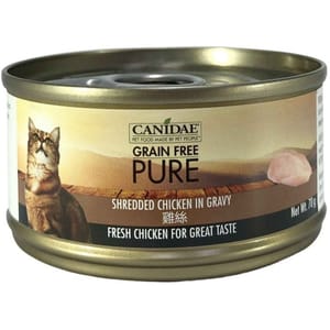 CANIDAE CANIDAE 咖比 PURE 貓罐頭 雞絲 70g 70g  正面圖