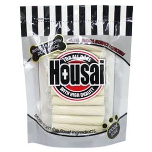 Housai Housai 狗零食 潔齒骨 雙色螺旋夾心棒 16支 380g 380g  正面圖