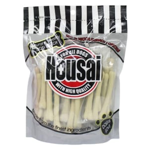 Housai Housai 狗零食 潔齒骨 牛奶味 細50支   正面圖