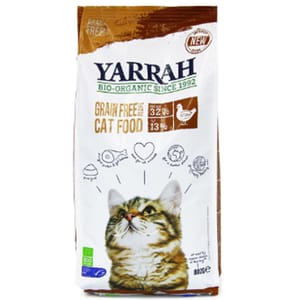 Yarrah Yarrah 貓糧 有機無穀麥 雞+魚 800g 800g  正面圖