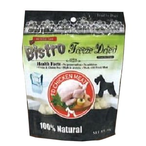 Bistro Bistro Freeze Dried 狗零食 脫水雞肉 原味 50g 50g 正面圖