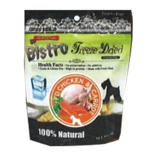 英國寶 英國寶 Bistro Freeze Dried 狗零食 脫水雞肉 胡蘿蔔 50g 50g  正面圖