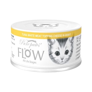 Pure Pure paws 高湯貓罐頭 吞拿魚+芝士 80g 80g  正面圖