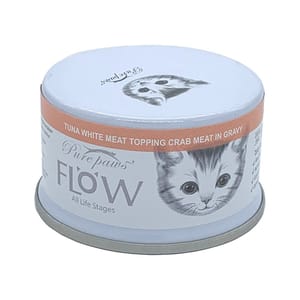Pure Pure paws 高湯貓罐頭 吞拿魚+蟹 80g 80g  正面圖