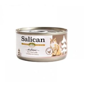 Salican Salican 貓罐頭 肉汁雞肉 85g 85g 正面圖