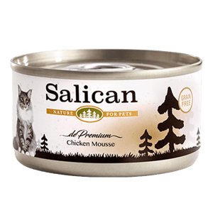 Salican Salican 貓罐頭 慕絲雞肉 85g 85g 正面圖