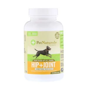 Pet Pet Naturals 功能小食 修復關節咀嚼片 適合各型犬 60片   正面圖