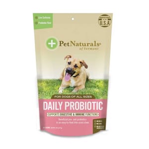 Pet Pet Naturals 功能小食 狗狗每日益生菌咀嚼片 適合所有體型大小的犬類 60粒 60粒  正面圖