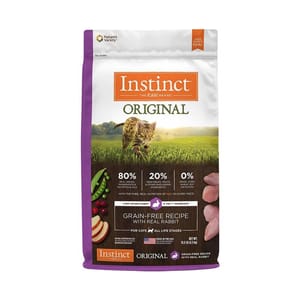 Instinct Instinct 貓糧 本能 貓糧 無穀物兔肉配方 10lb 10lb  正面圖