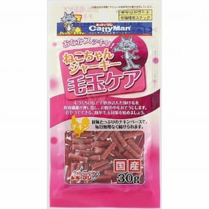 日本CattyMan 日本CattyMan 毛玉配慮貓零食 雞肉味 30g 30g  正面圖