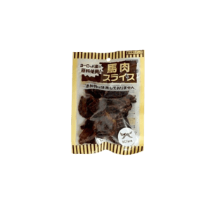 日本O.C.Farm 日本O.C.Farm 國產之原料使用 寵物營養小食 馬肉片 45g 45g  正面圖