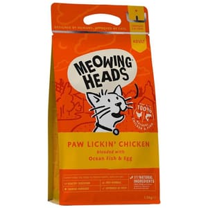 Meowing Meowing Heads 貓糧 全天然成貓配方 雞肉及鮮魚 4kg 4kg 正面圖
