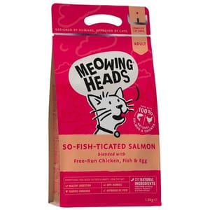 Meowing Meowing Heads 貓糧 全天然成貓配方 三文魚雞肉及鮮魚 4kg 4kg  正面圖