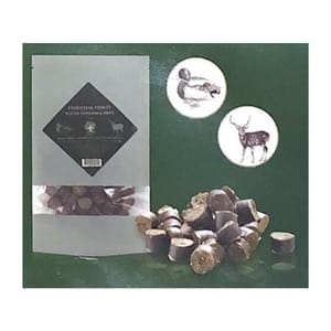 Essential Essential Foods 狗小食 極緻手工小食系列 切片優質鹿肉及鴨肉香腸 110g 110g  正面圖