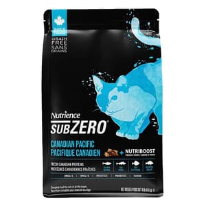 Nutrience Nutrience SUBZERO 無穀物貓糧 全貓配方 凍乾脫水鮮三文魚及鯡魚配七種魚 10lbs 4.5kg 10lb  正面圖