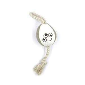 Billipets Billipets 狗玩具 天然帆布三眼怪物 14cm x 10cm   正面圖